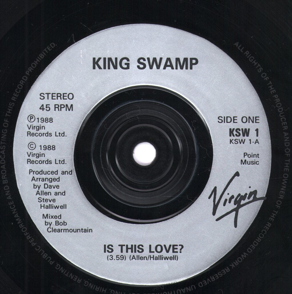 King Swamp - Is This Love - 7 Inch