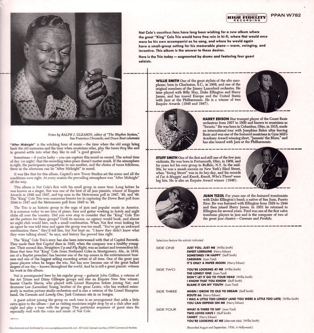 Nat King Cole Trio - After Midnight - Complete Session - Double Lp