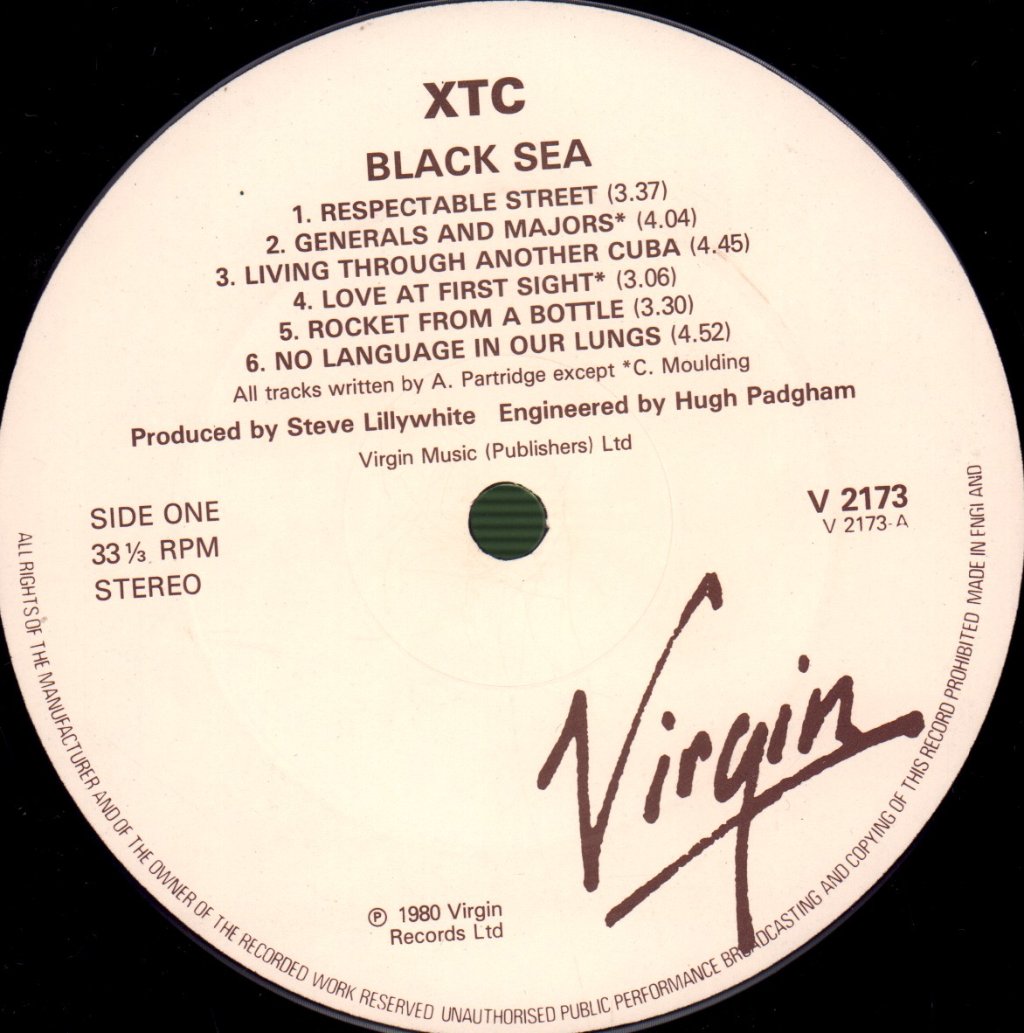 XTC - Black Sea - Lp