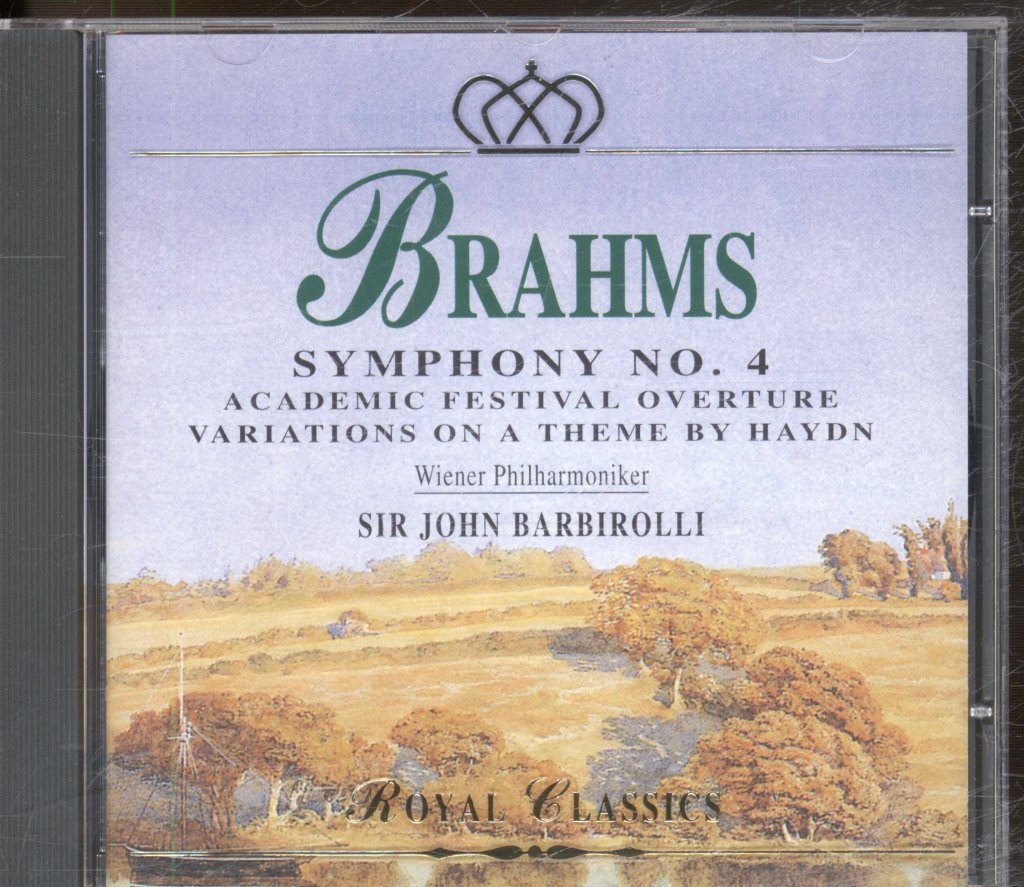 Wiener Philharmoniker / Sir John Barbirolli - Brahms - Symphony No.1 / Tragic Ouverture - Cd