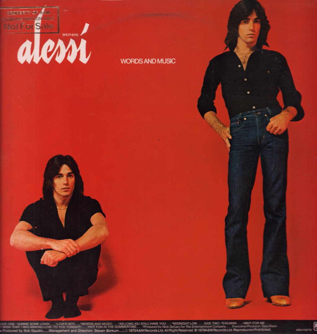 Alessi Brothers - Words And Music - Lp