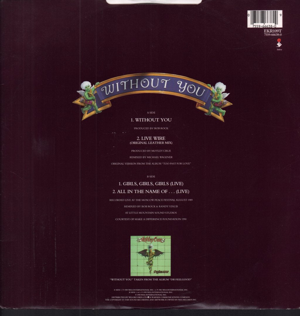 Motley Crue - Without You - 12 Inch