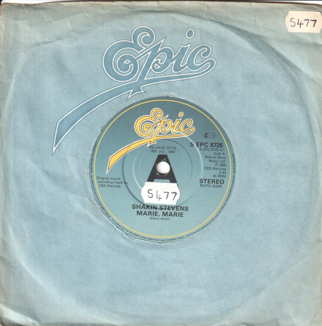 Shakin Stevens - Marie Marie - 7 Inch