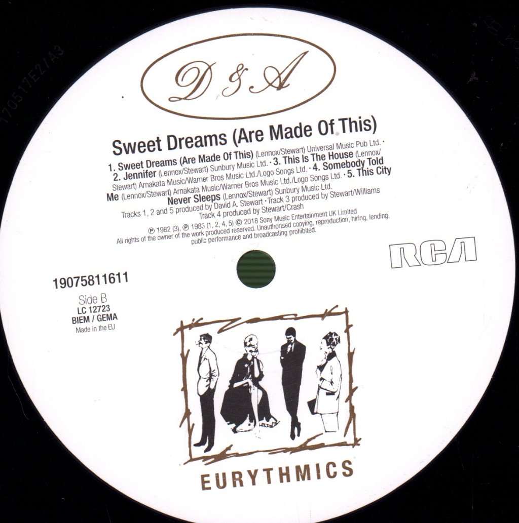 Eurythmics - Sweet Dreams (Are Made Of This) - Lp
