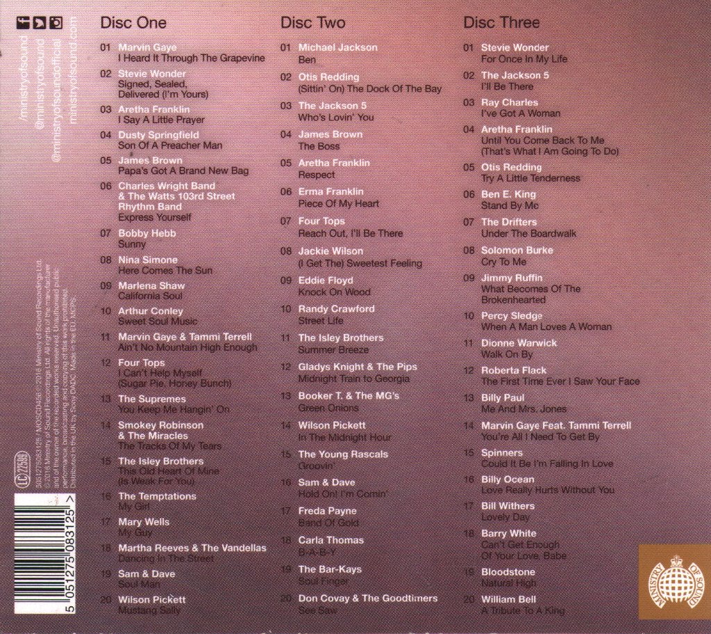 Various Artists - Anthems: Soul Classics - Cd Set