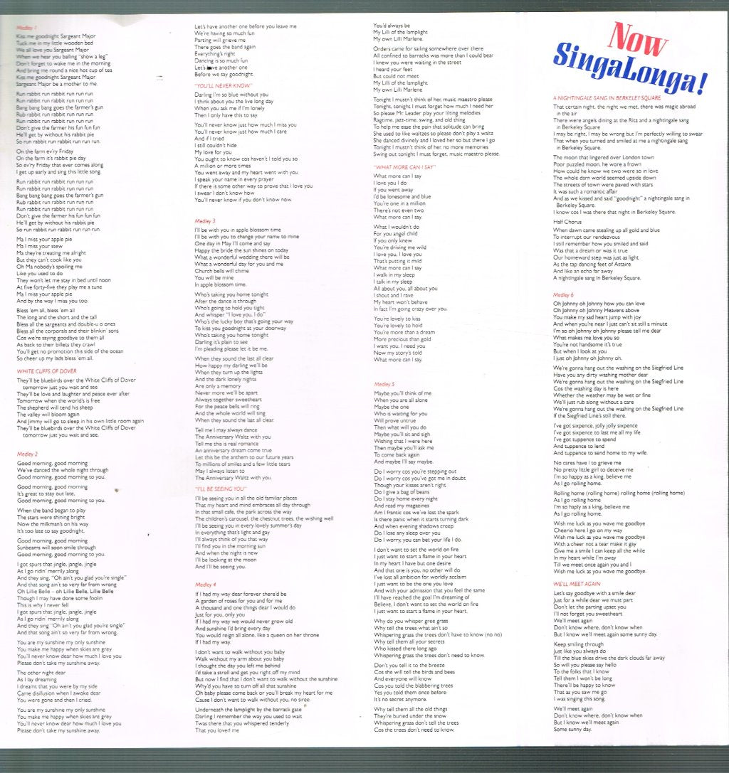Max Bygraves - SingaLongaWarYears - Lp