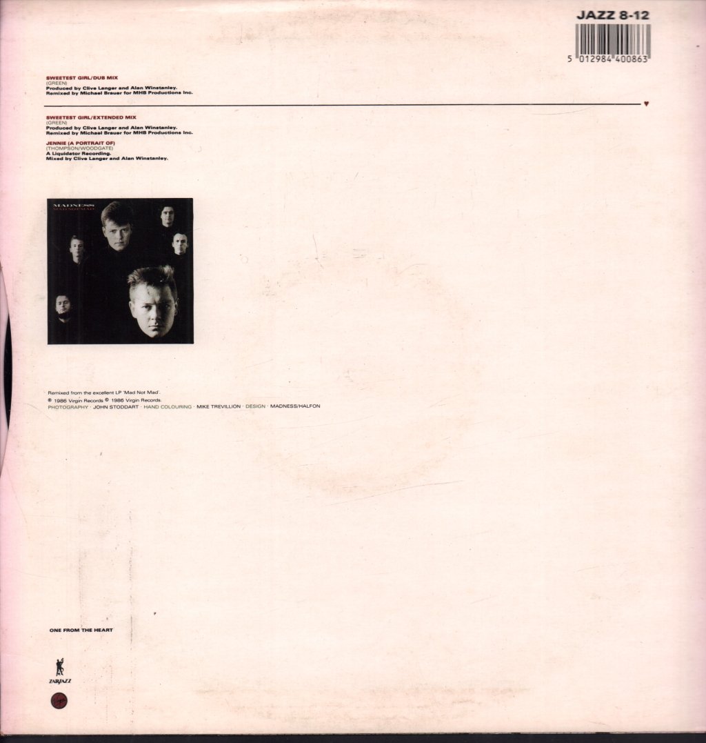 Madness - Sweetest Girl - 12 Inch