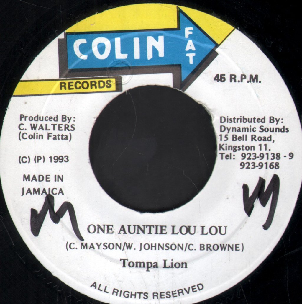 Tompa Lion - One Auntie Lou Lou - 7 Inch
