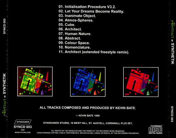 Synthetik - Abstract - Cd