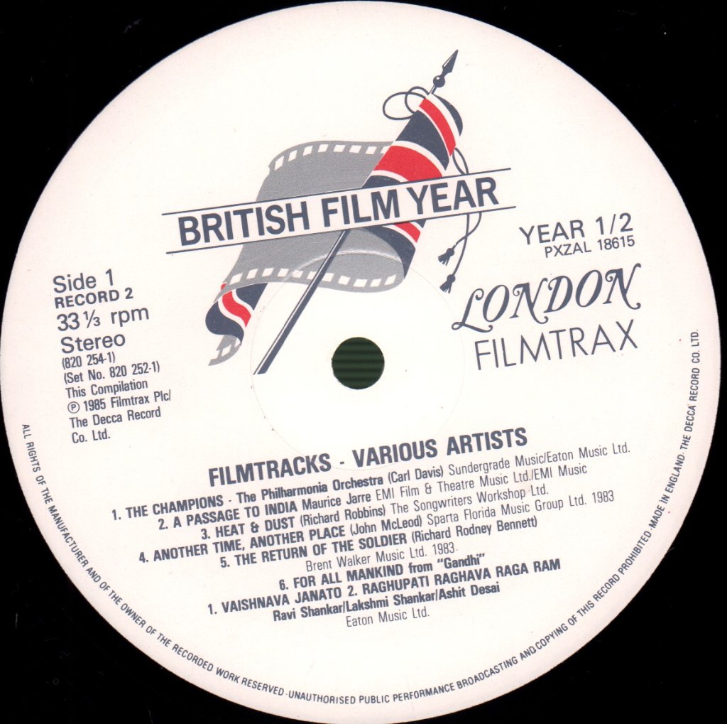 Various Artists - Filmtracks - The Best Of British Film Music - Double Lp
