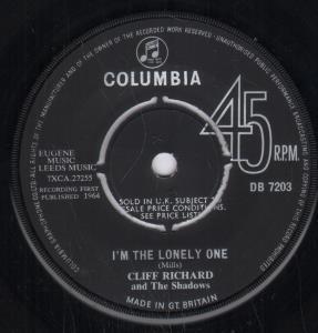 Cliff Richard And The Shadows - I'm The Lonely One - 7 Inch
