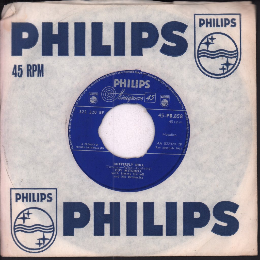 guy mitchell with jimmy carroll - Let It Shine, Let It Shine - 7 Inch