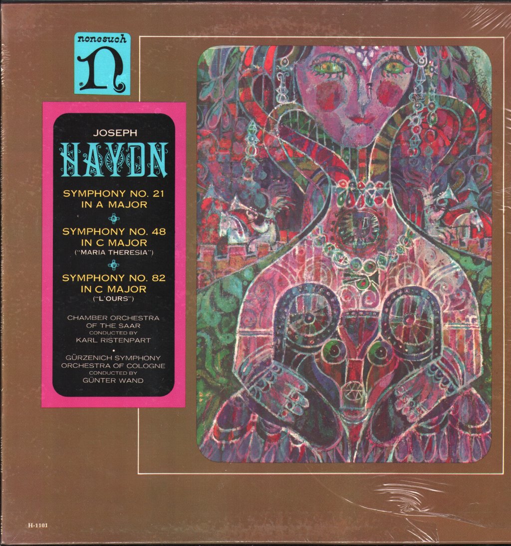 Chamber Orchestra Of The Saar / Karl Ristenpart / Gurzenich Symphony Orchestra Of Cologne / Gunter Wand - Joseph Haydn - Symphony No. 21 In A Major / Symphony No. 48 In C Major - Lp