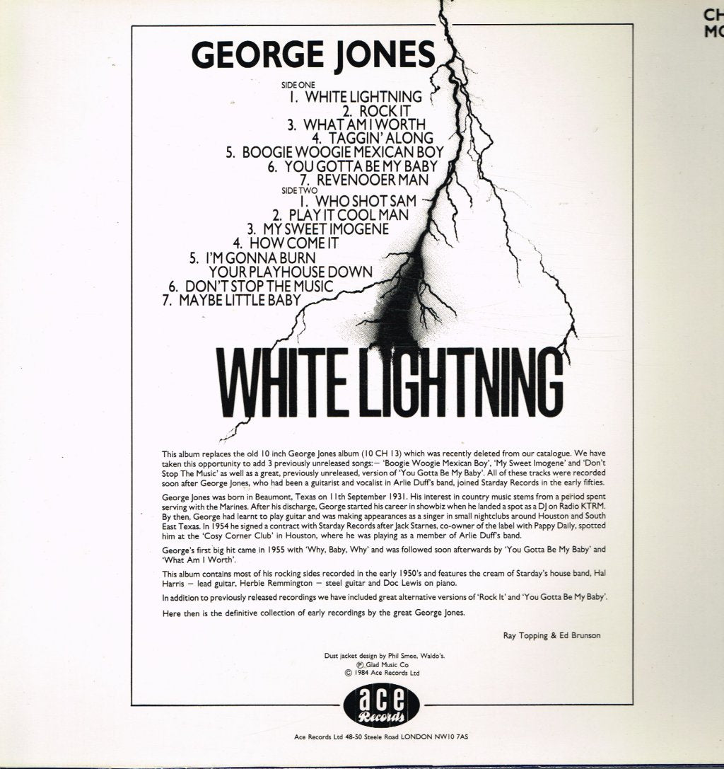 George Jones - White Lightning - Lp