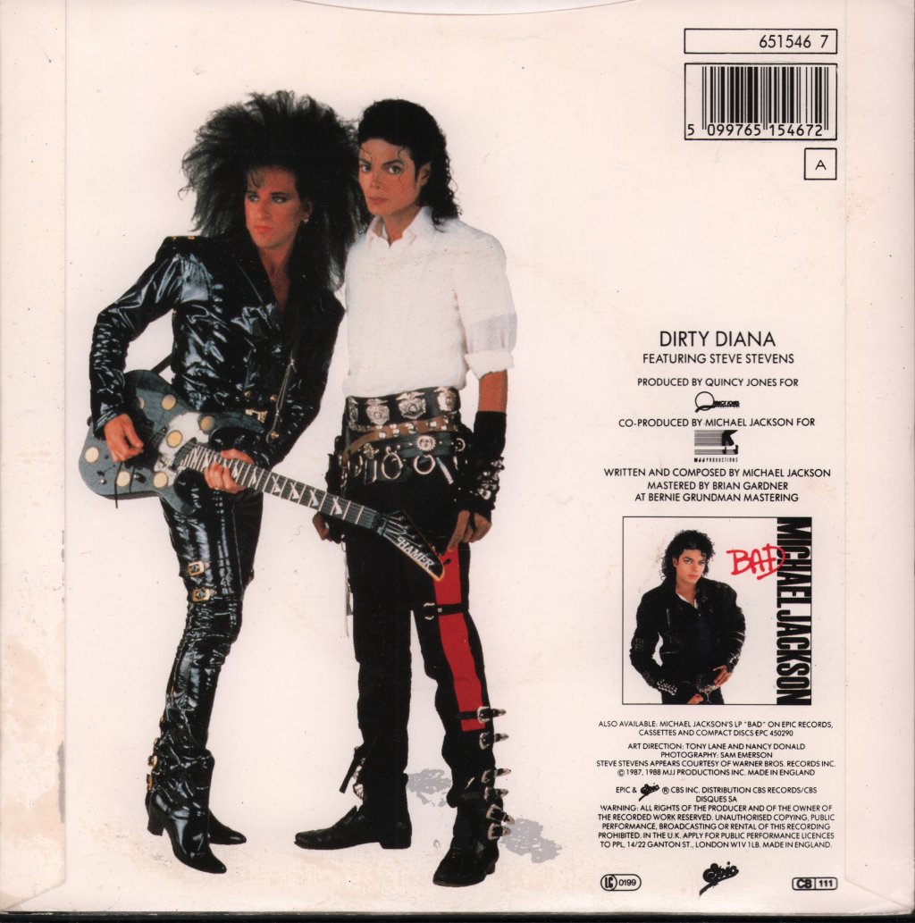 Michael Jackson - Dirty Diana - 7 Inch