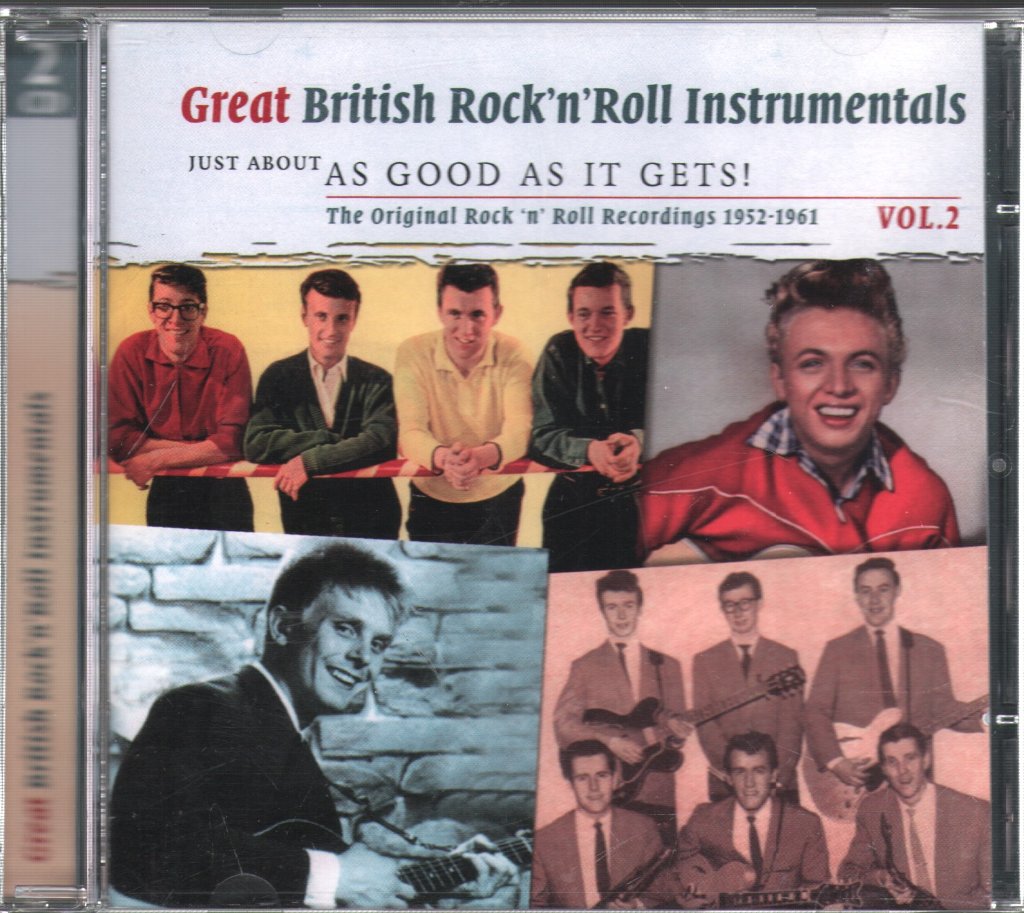 Various Artists - Great British Rock 'n' Roll Instrumentals - Vol.2 - The Original Rock 'n' Roll Recordings 1952-1961 - Double Cd