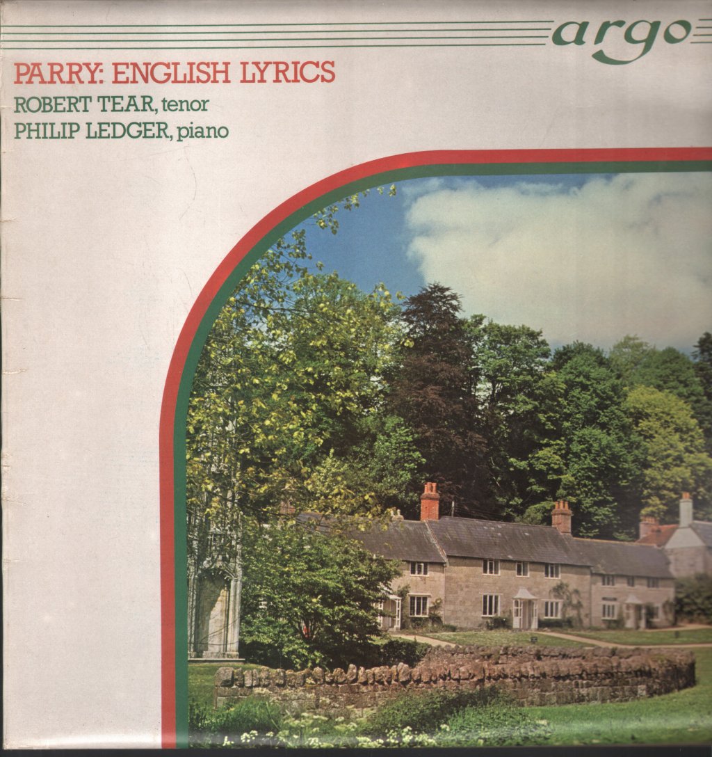 Robert Tear And Philip Ledger - Parry English Lyrics - Lp