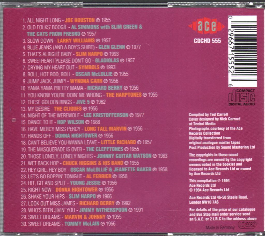 Various Artists - "Teenage" Rock 'N Roll Party - Cd
