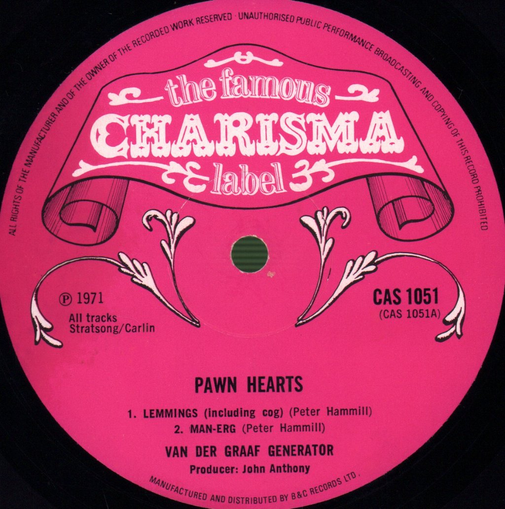 Van Der Graaf Generator - Pawn Hearts - Lp