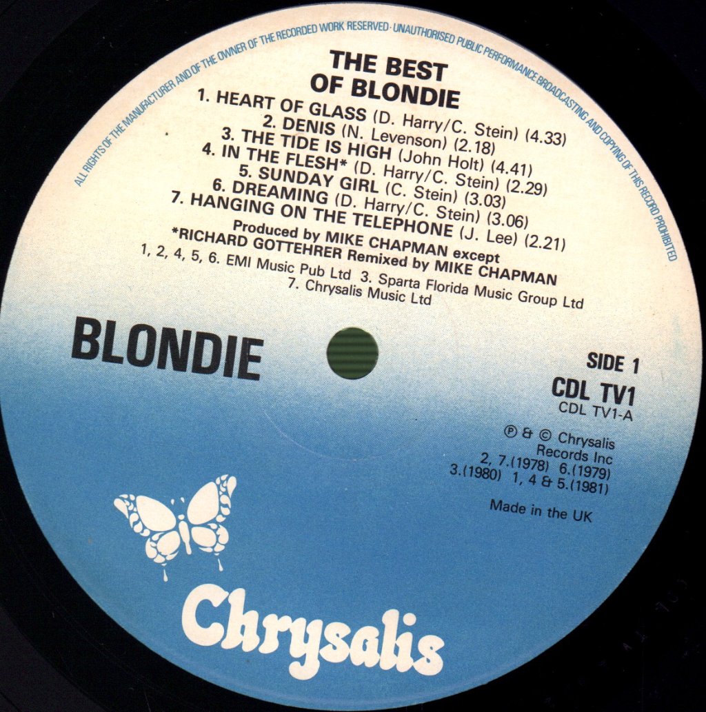 Blondie - Best Of - Lp