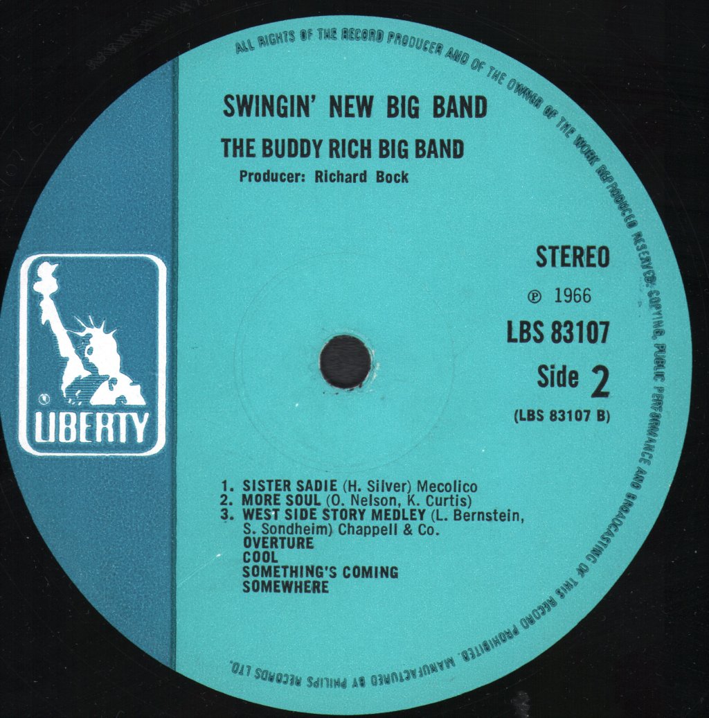 Buddy Rich Big Band - Swingin' New - Lp