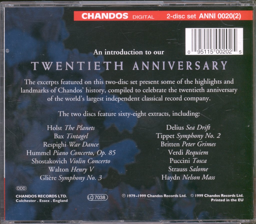Various Artists - Twentieth Anniversary Highlights - Double Cd