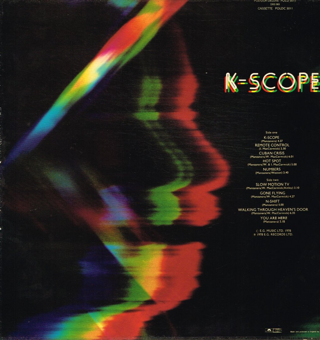 Phil Manzanera - K-Scope - Lp
