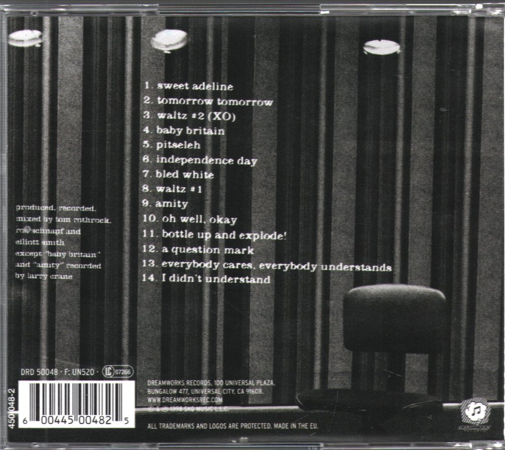Elliott Smith - XO - Cd