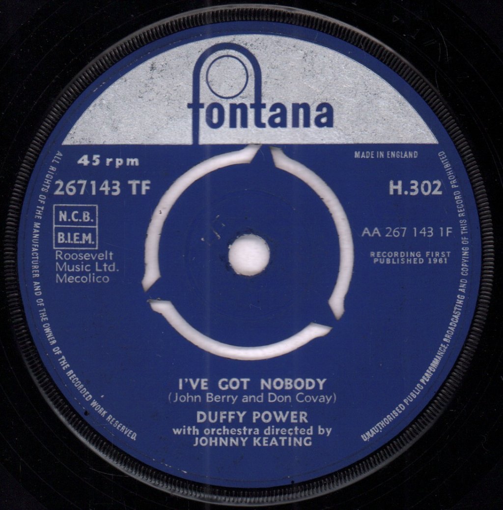 Duffy Power - I've Got Nobody - 7 Inch