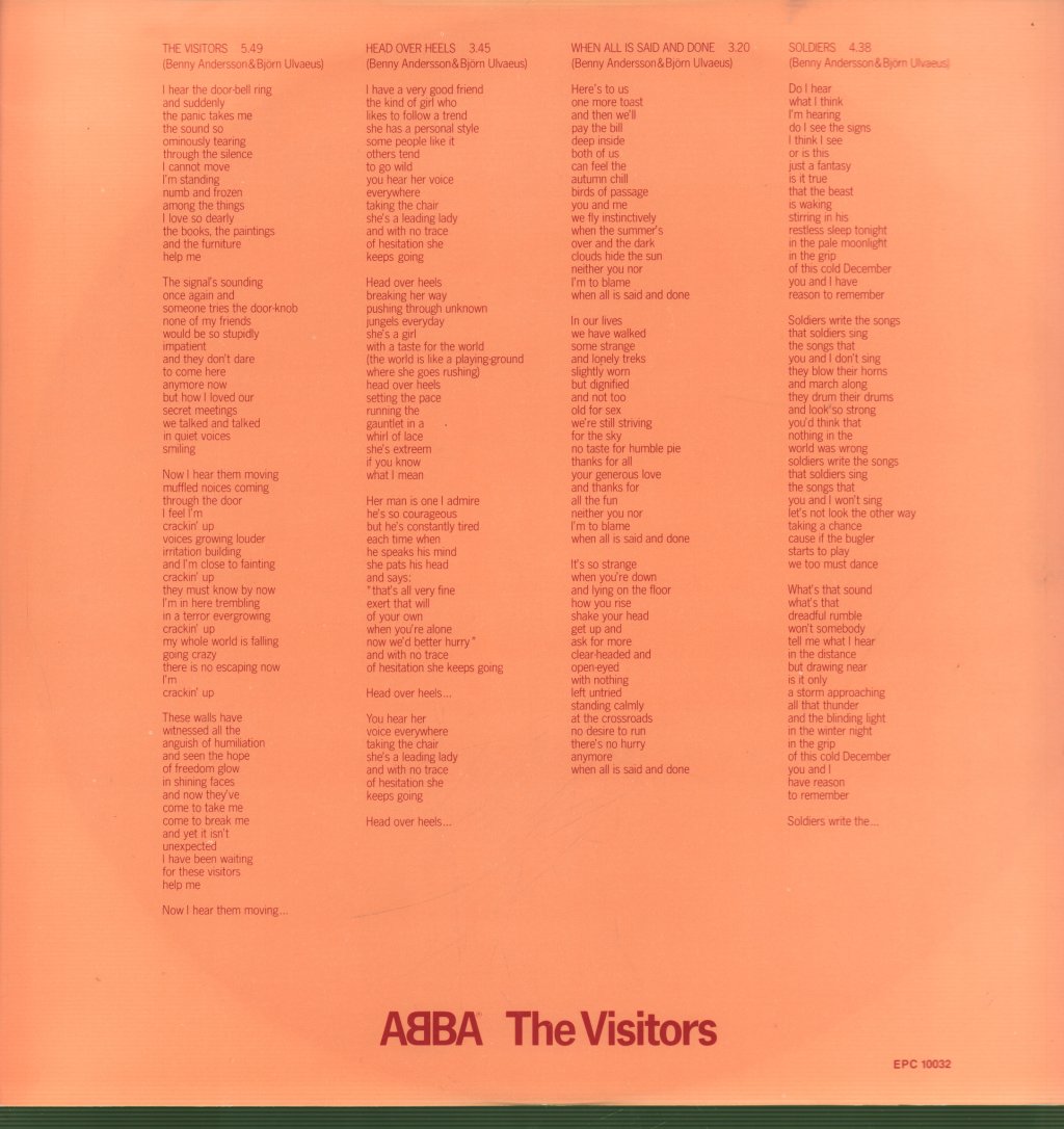ABBA - Visitors - Lp