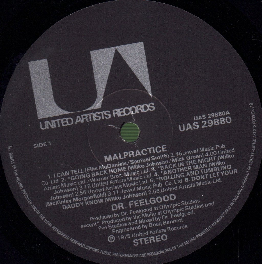 Dr Feelgood - Malpractice - Lp