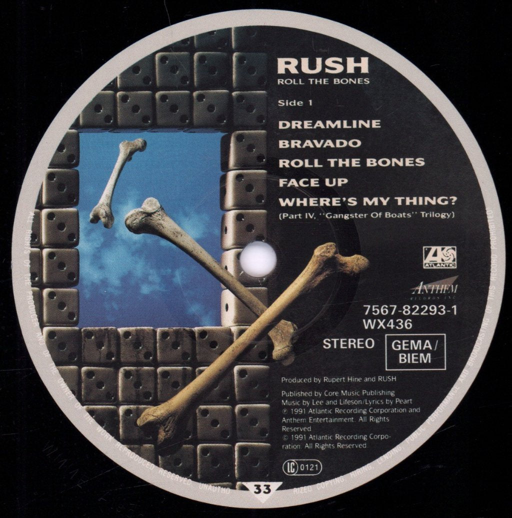 Rush - Roll The Bones - Lp