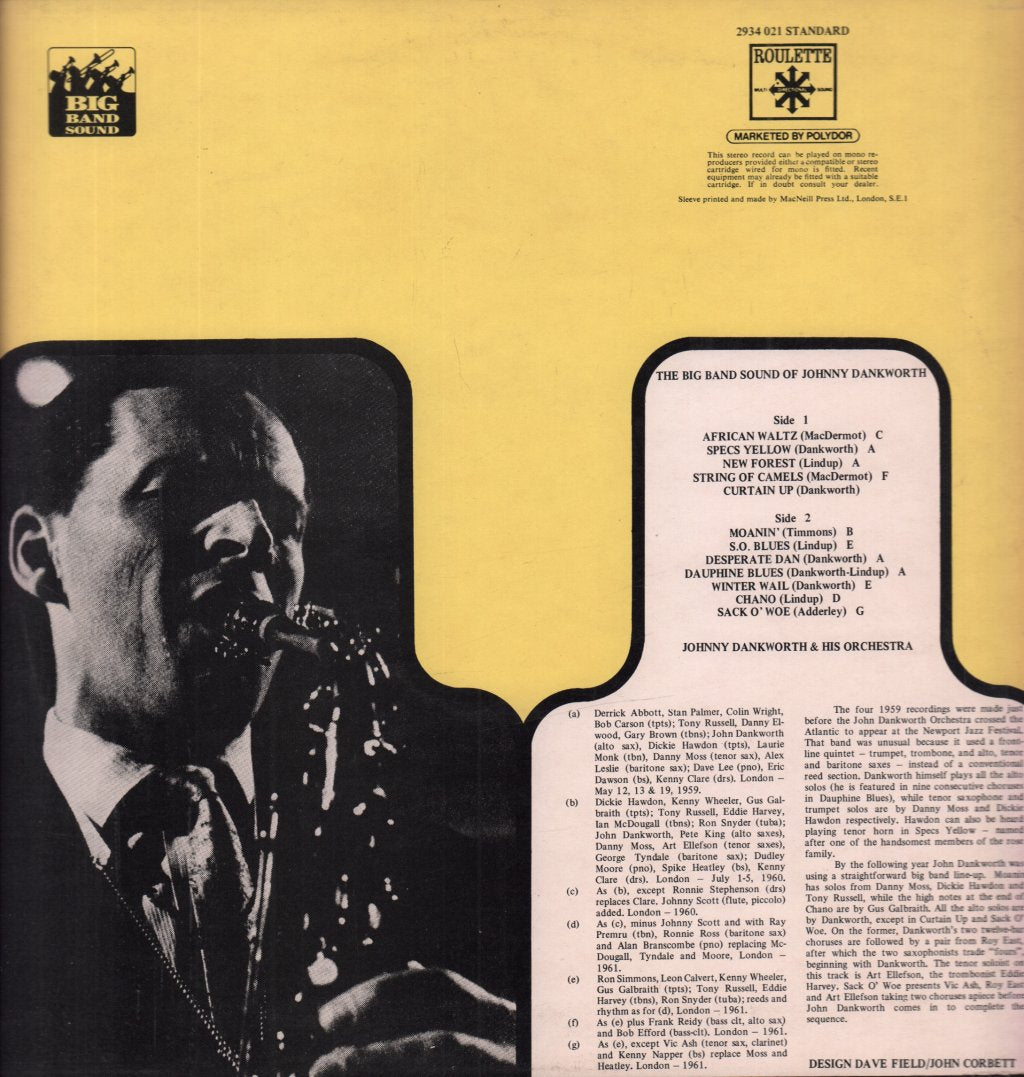 John Dankworth - Big Band Sound Of - Lp