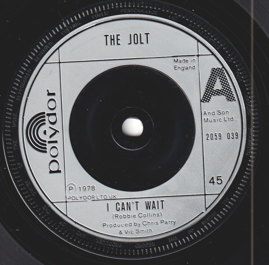 Jolt (70'S Group) - I Can't Wait - 7 Inch