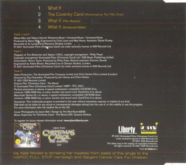 Kate Winslet - What If - Cd
