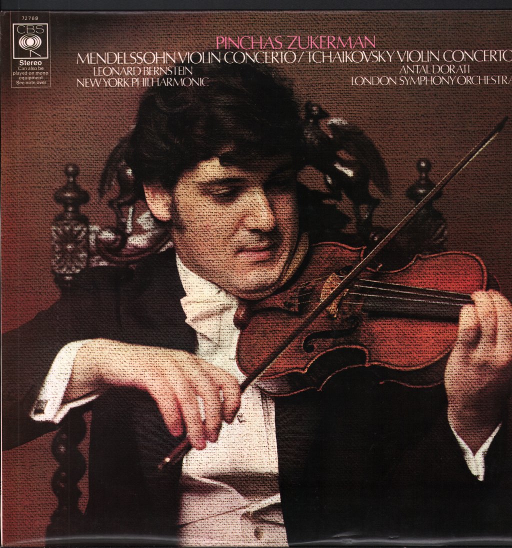 Pinchas Zukerman / Leonard Bernstein / Antal Dorati - Mendelssohn Violin Concerto / Tchaikovsky Violin - Lp