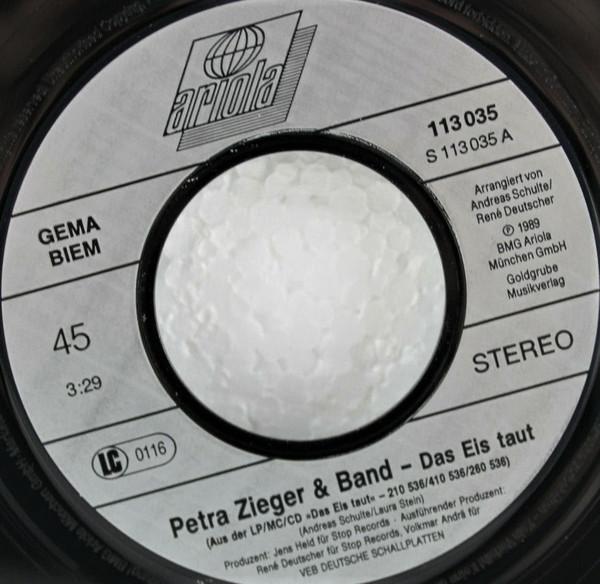 Petra Zieger & Band - Das Eis Taut - 7 Inch