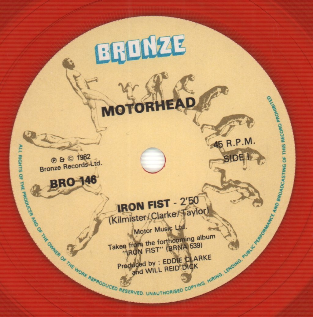 Motorhead - Iron Fist - 7 Inch