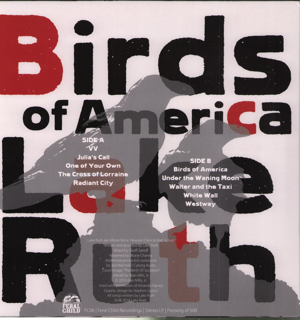 Lake Ruth - Birds Of America - Lp