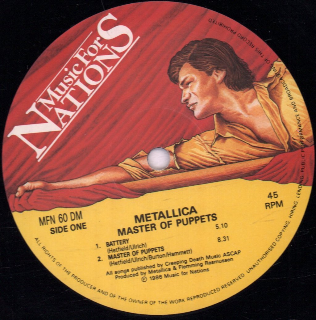 Metallica - Master Of Puppets - Double Lp