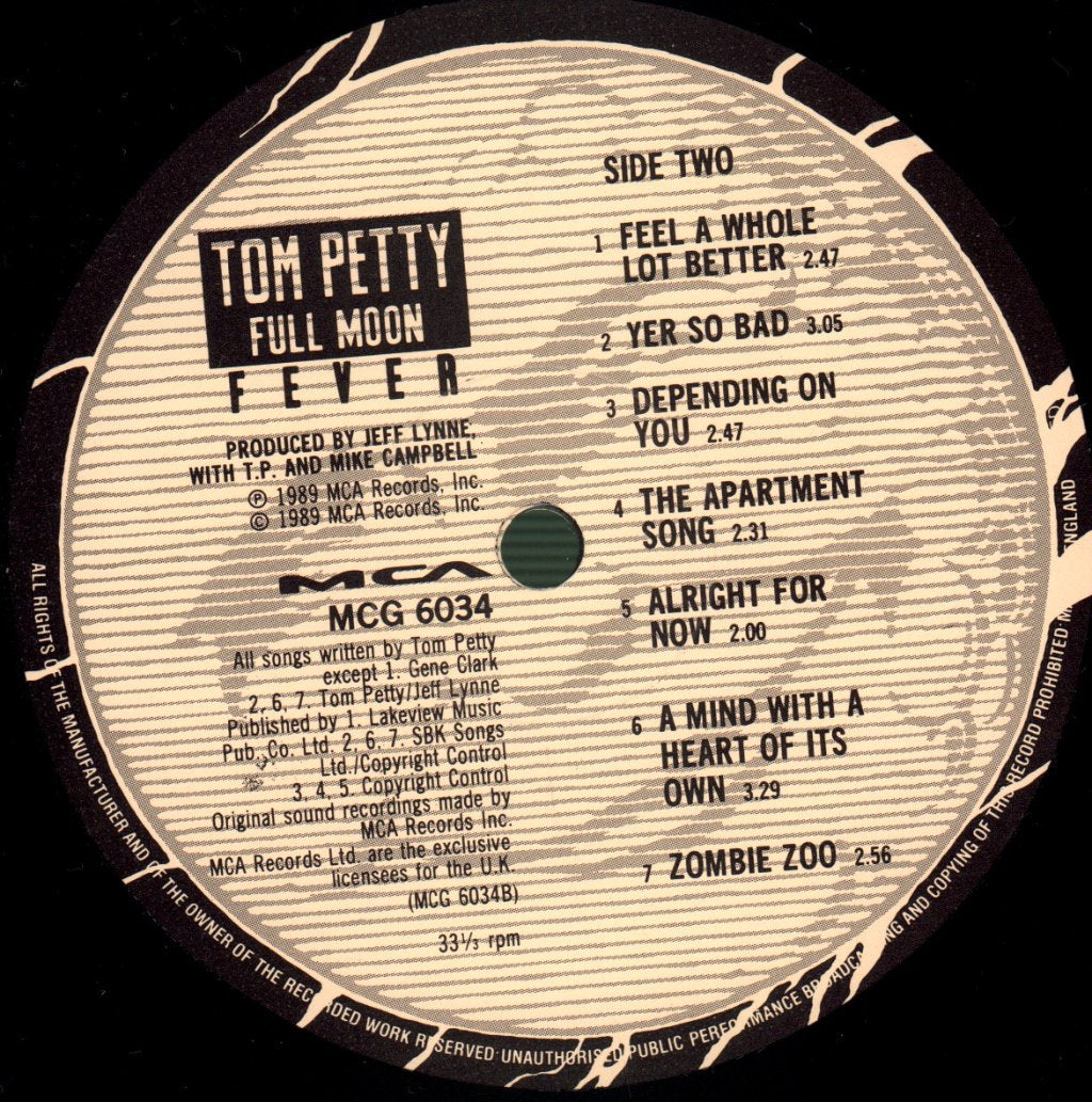 Tom Petty And The Heartbreakers - Full Moon Fever - Lp