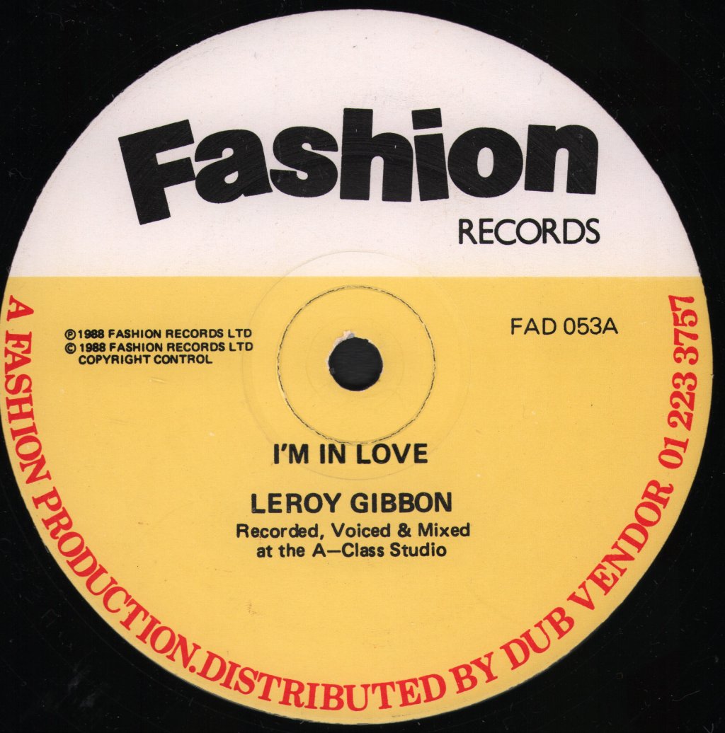 Leroy Gibbon / Cleavie & A-Class Crew - I'm In Love - 12 Inch