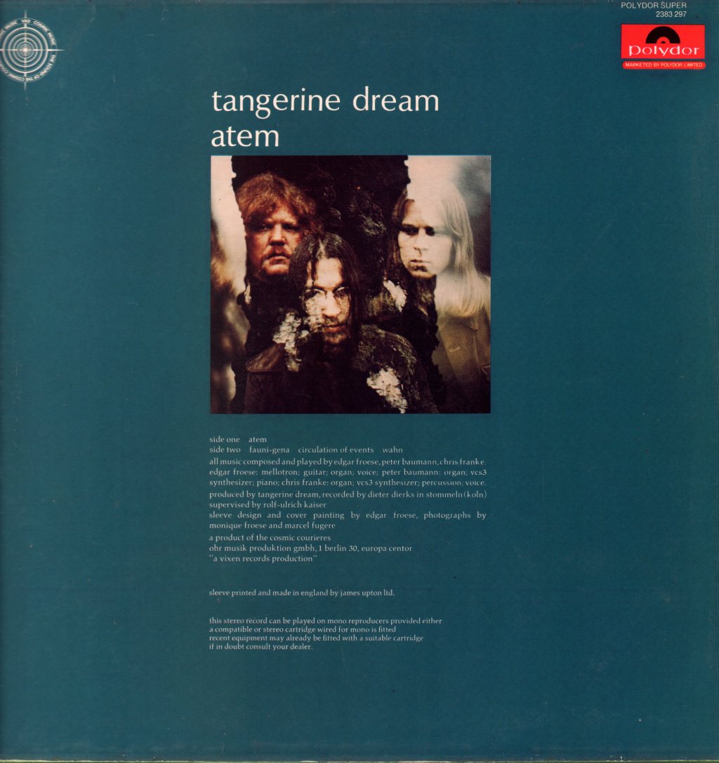 Tangerine Dream - Atem - Lp