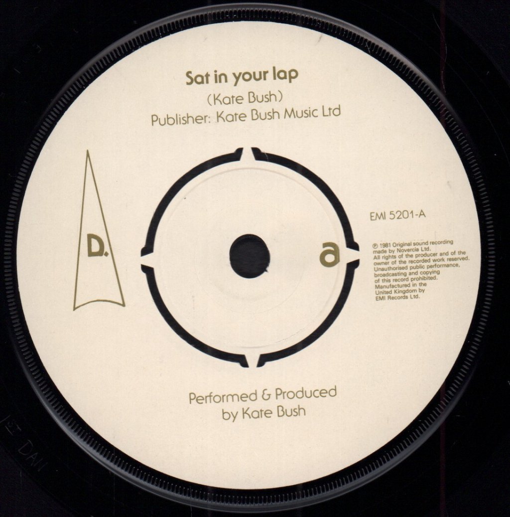 Kate Bush - Sat In Your Lap - 7 Inch