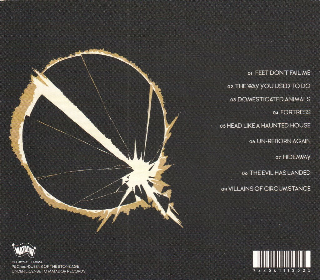 Queens Of The Stone Age - Villains - Cd