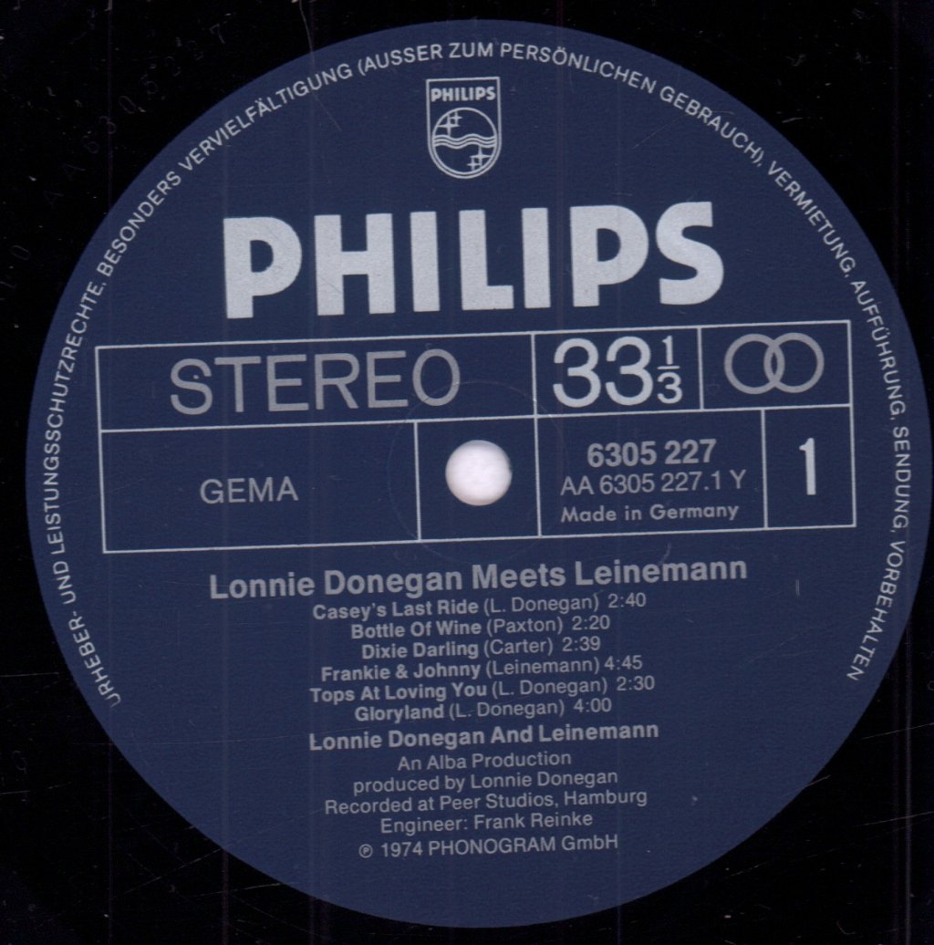 Lonnie Donegan meets Leinemann - Lonnie Donegan meets Leinemann - Lp