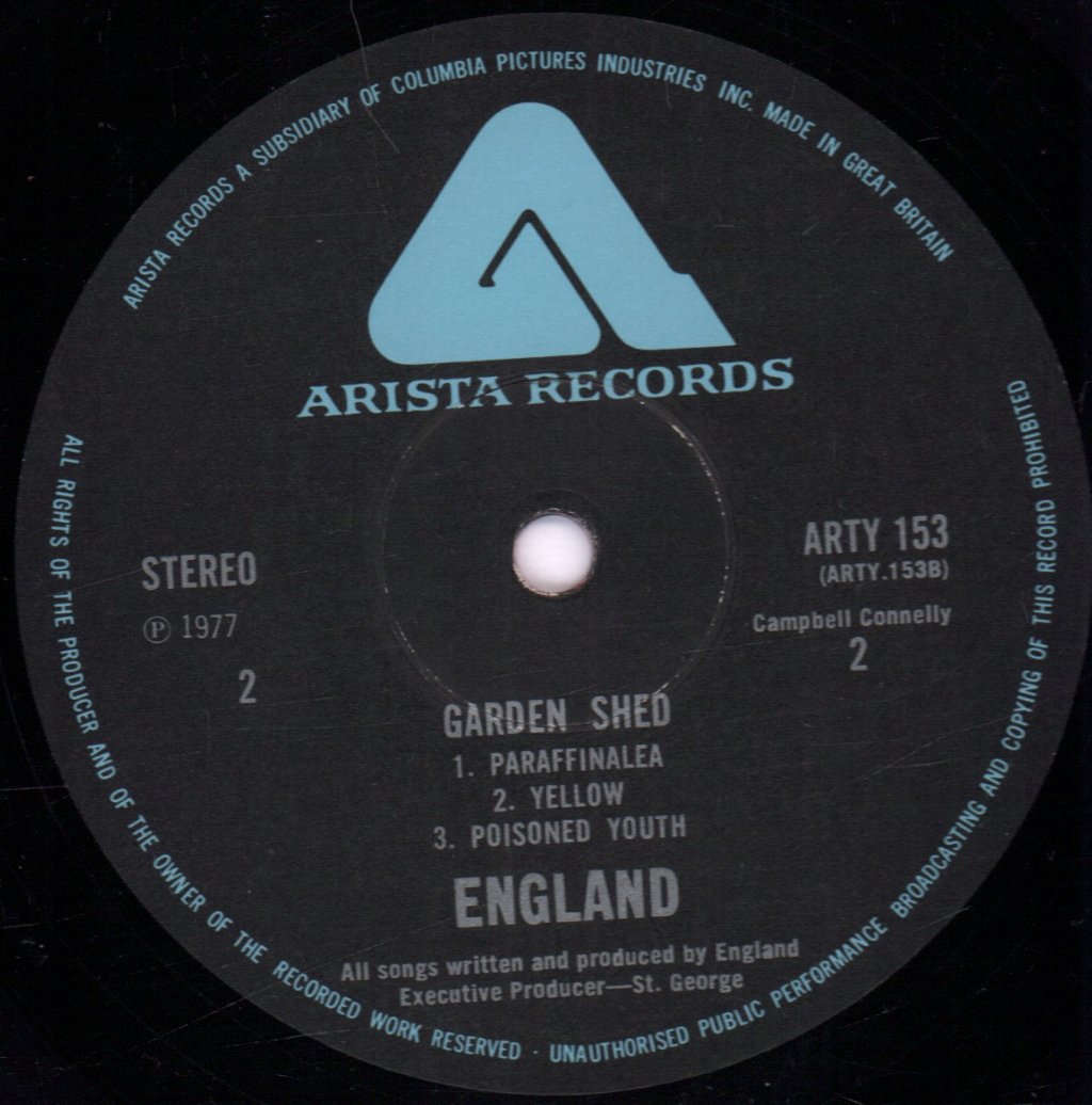 England (70'S Progressive Group) - Garden Shed - Lp