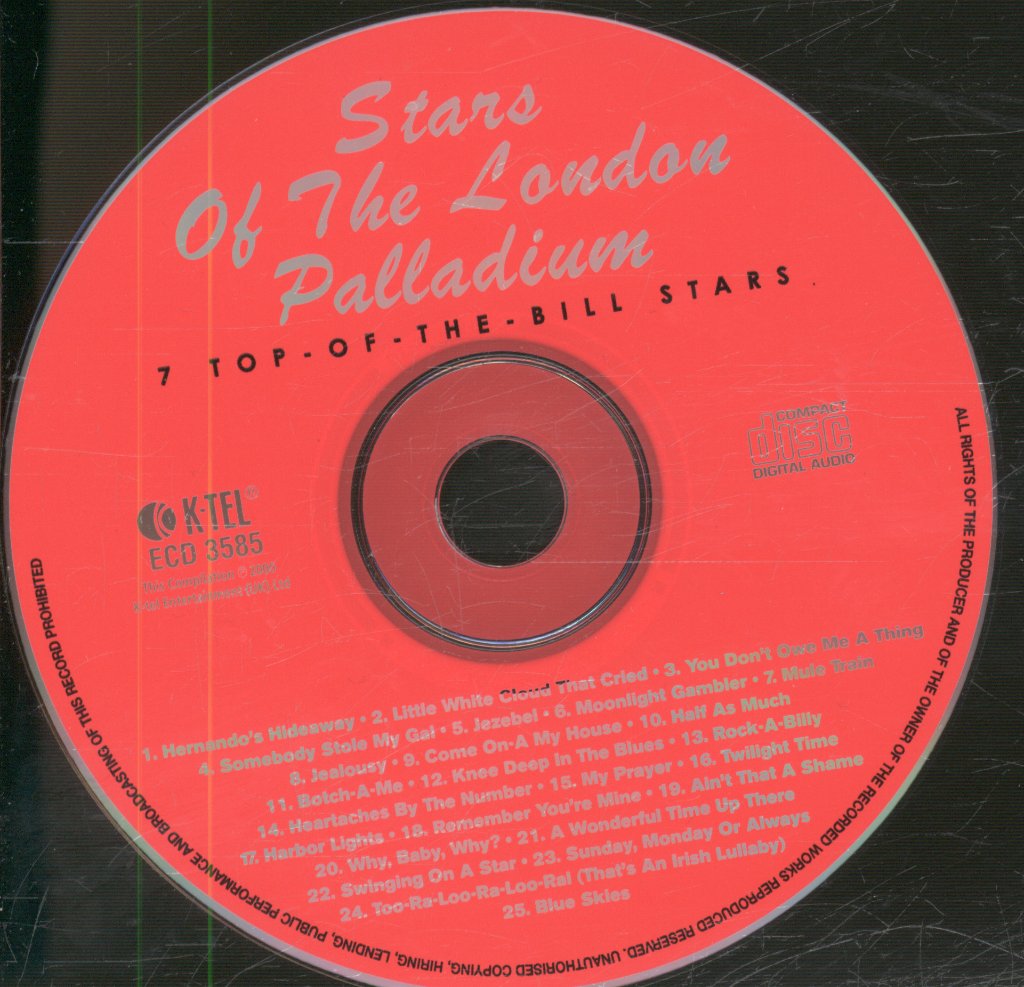 Various Artists - Stars Of The London Palladium - Cd