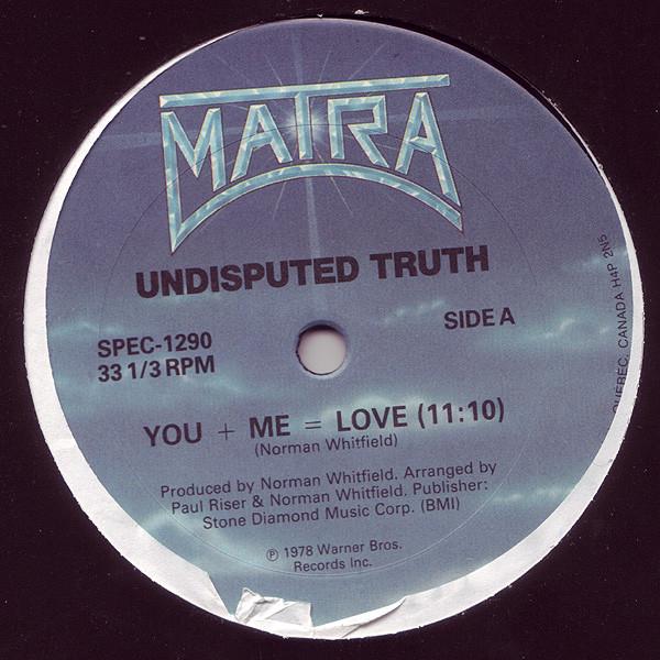 Various Artists - You + Me = Love - 12 Inch