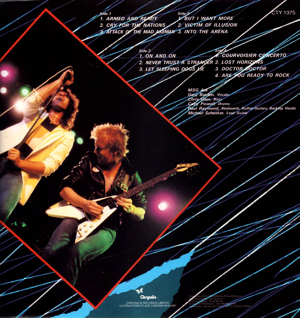 Michael Schenker Group - One Night At Budokan - Double Lp